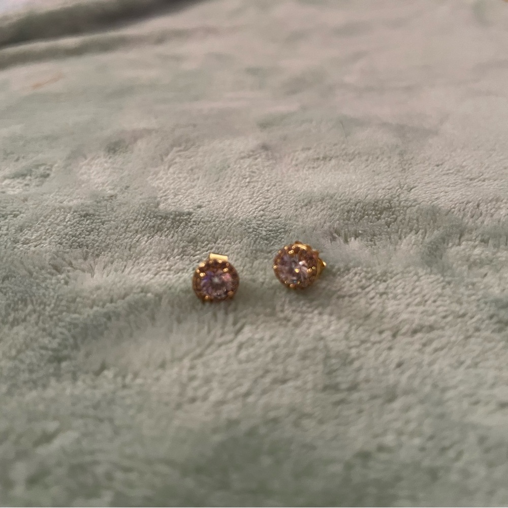 18k gold plated sterling silver earrings